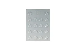 Plaque de 18 moules à chocolat - Etoile 30 x 8mm