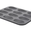 Plaque 12 madeleines De Buyer en acier anti-adhésif