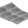 Plaque à madeleines en silicone De Buyer Elastomoule 8 ou 9 alvéoles