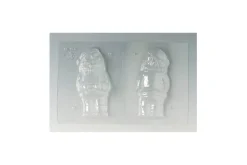 Plaque 1 moule à chocolat Père Noël 205 x 95mm