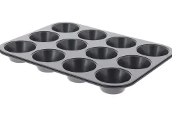 Plaque 12 muffins De Buyer en acier anti-adhésif