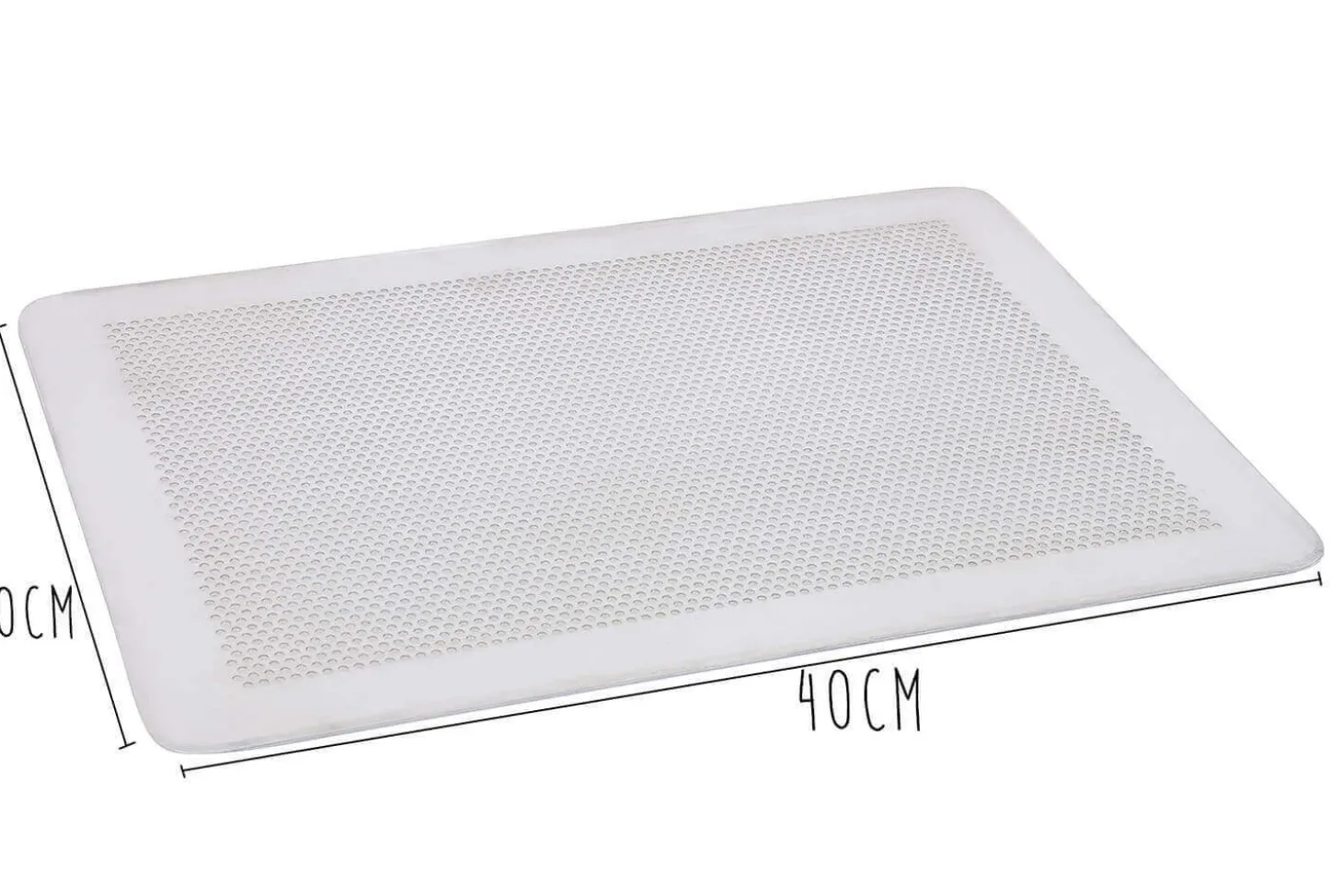 Plaque perforée en aluminium De Buyer sans rebord 1,5mm d'épaisseur