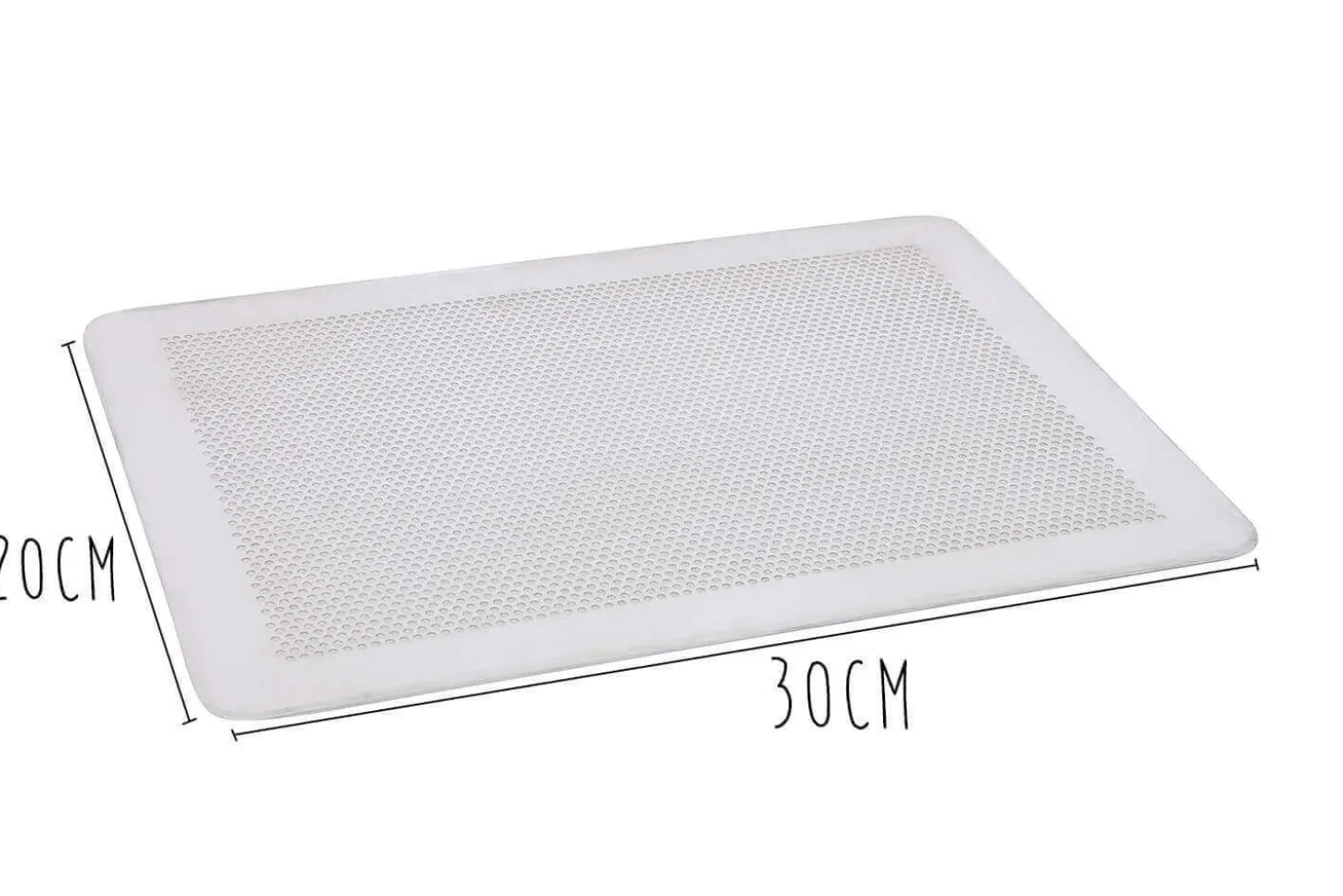 Plaque perforée en aluminium De Buyer sans rebord 1,5mm d'épaisseur