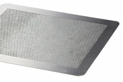 Plaque pâtissière perforée en aluminium Patisdécor sans rebords 40x30cm