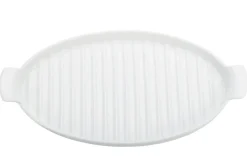 Plat à asperges Westmark en porcelaine blanc 40 x 20cm
