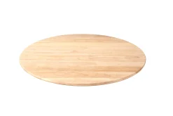Plateau à fromage rotatif Continenta en bois d'hévéa