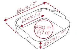 Plat four carré Peugeot Appolia en céramique vert sauge
