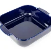 Plat four carré Peugeot Appolia en céramique bleu