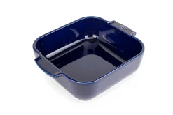 Plat four carré Peugeot Appolia en céramique bleu