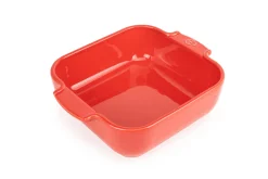 Plat four carré Peugeot Appolia en céramique rouge