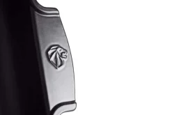 Plat four carré Peugeot Appolia en céramique noire satinée 21x17,5x6cm