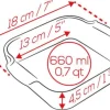 Plat four carré Peugeot Appolia en céramique ardoise 13x13x4,5cm