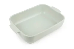 Plat four rectangle Peugeot Appolia en céramique vert sauge