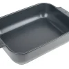 Plat four rectangle Peugeot Appolia en céramique ardoise