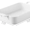Plat rectangulaire Revol Belle Cuisine 34x25cm en porcelaine blanche