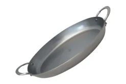 Plat à rôtir ovale De Buyer Minéral B Element en fer