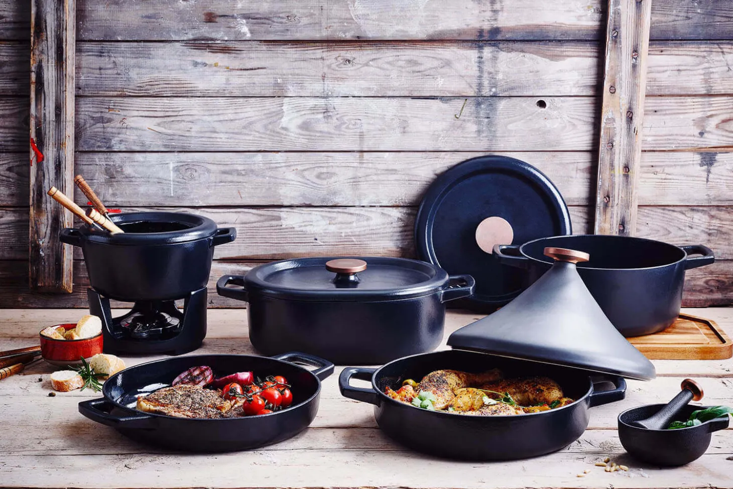 Plat à tajine Beka Nori en fonte émaillée 28cm