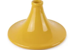 Plat à tajine Peugeot Atlas en céramique jaune safran diamètre 30cm