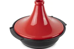 Plat à tajine Peugeot Atlas en céramique rouge diamètre 30cm