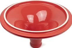 Plat à tajine Peugeot Atlas en céramique rouge diamètre 30cm