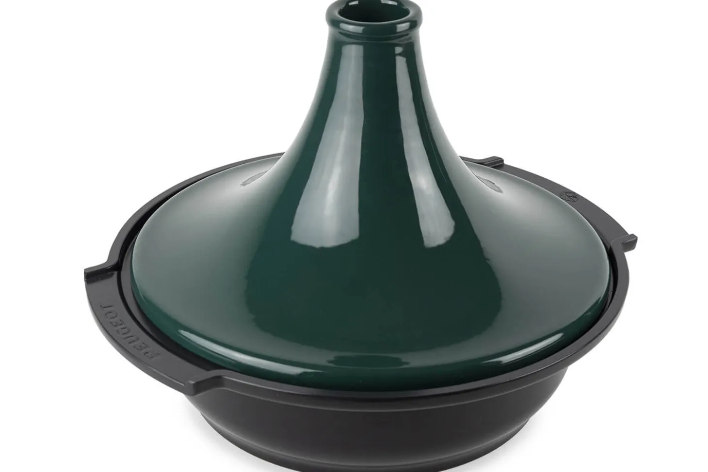 Plat à tajine Peugeot Atlas en céramique vert forêt diamètre 30cm