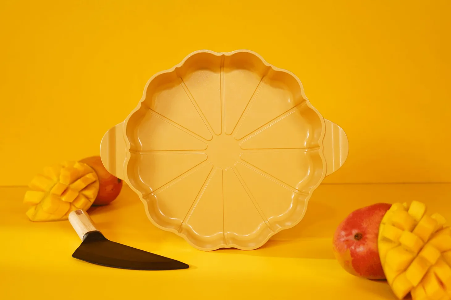 Plat à tarte Cookut Le Formidable avec coupe-tarte mangue - Édition limitée 2026