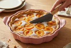 Plat à tarte Cookut Le Formidable avec coupe-tarte guimauve