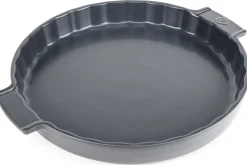 Plat à tarte Peugeot Appolia en céramique ardoise diamètre 30cm
