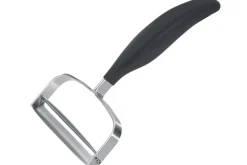 Éplucheur à fromage et à légumes Gefu Verdura en inox et ABS noir