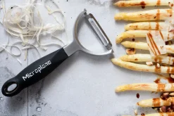 Éplucheur Microplane lame droite en acier inoxydable