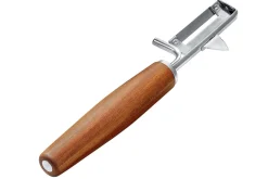 Éplucheur Triangle Sense lame mobile en inox et manche prunier