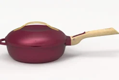 Poêle antiadhérente Cookut La Fabuleuse 8-en-1 rubis