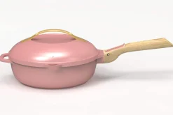 Poêle antiadhérente Cookut La Fabuleuse 8-en-1 pivoine