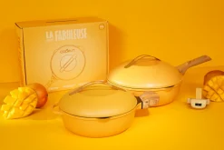 Poêle antiadhérente Cookut La Fabuleuse 8-en-1 mangue - Édition limitée 2026