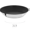 Poêle antiadhérente Cristel Mutine Amovible Exceliss en inox