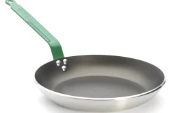 Poêle antiadhésive De Buyer Choc Classic HACCP vert en aluminium