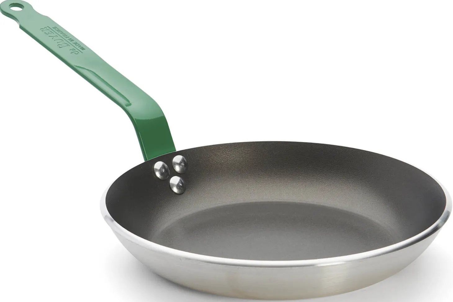 Poêle antiadhésive De Buyer Choc Resto Induction verte en aluminium
