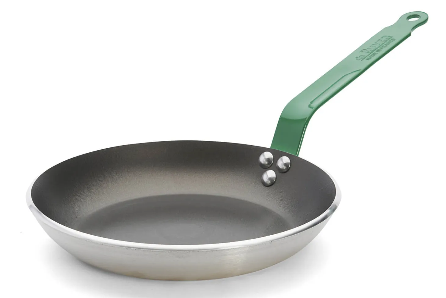 Poêle antiadhésive De Buyer Choc Resto Induction verte en aluminium