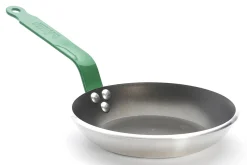 Poêle antiadhésive De Buyer Choc Resto Induction verte en aluminium