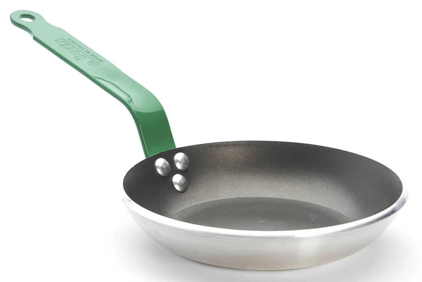 Poêle antiadhésive De Buyer Choc Resto Induction verte en aluminium