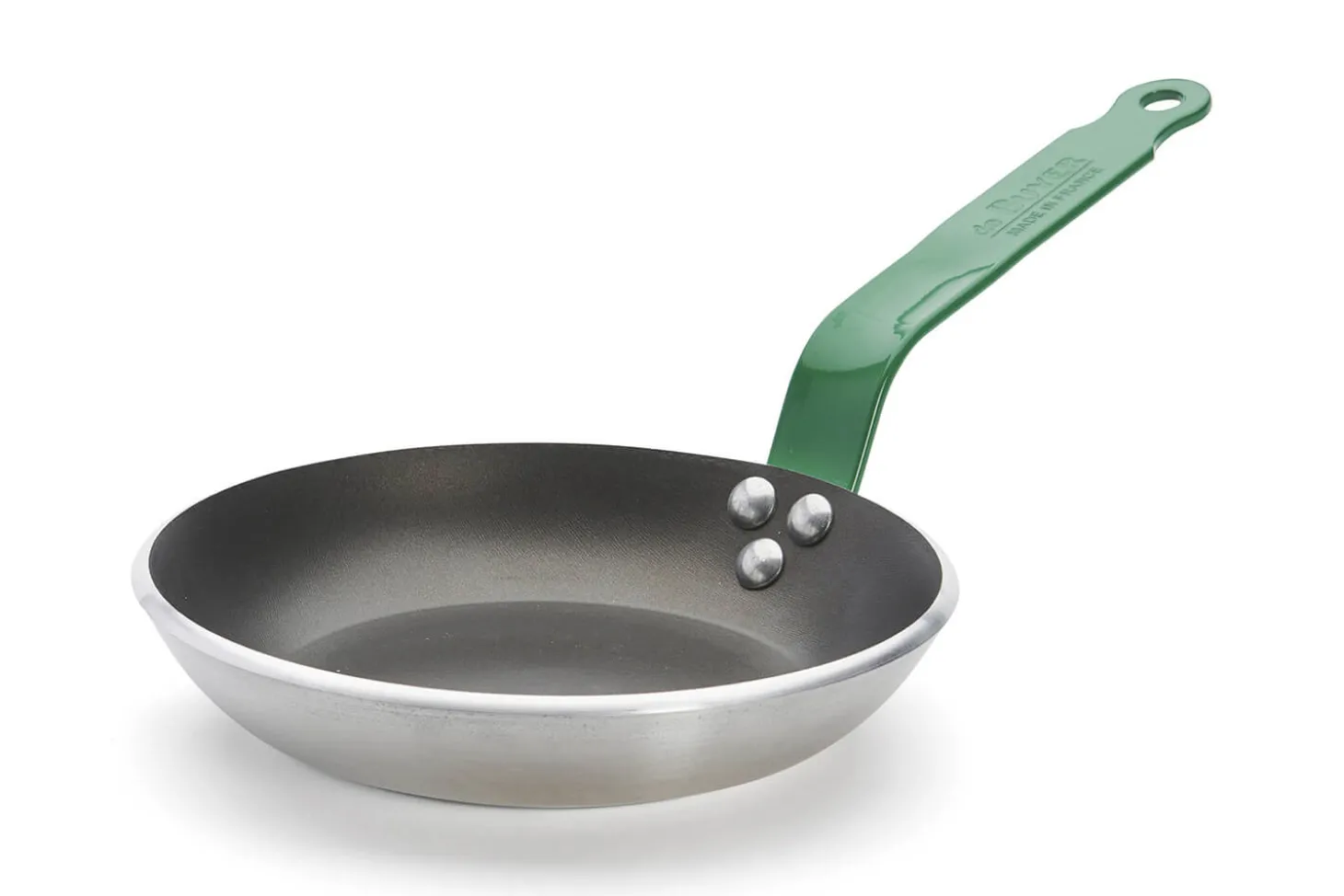 Poêle antiadhésive De Buyer Choc Resto Induction verte en aluminium