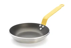 Poêle antiadhésive De Buyer Choc Resto Induction jaune en aluminium