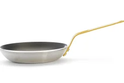 Poêle antiadhésive De Buyer Choc Resto Induction jaune en aluminium