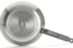 Poêle antiadhésive De Buyer Choc Resto Induction jaune en aluminium