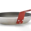 Poêle antiadhésive De Buyer Choc Resto Induction rouge en aluminium