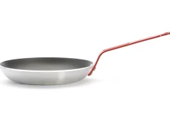 Poêle antiadhésive De Buyer Choc Resto Induction rouge en aluminium