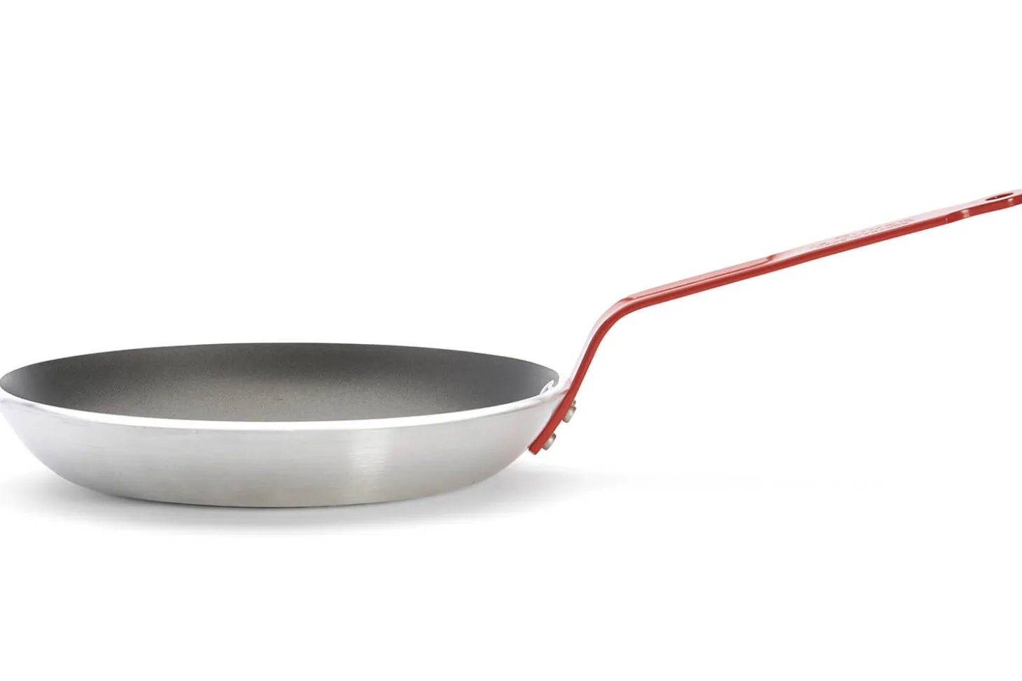 Poêle antiadhésive De Buyer Choc Resto Induction rouge en aluminium