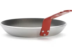 Poêle antiadhésive De Buyer Choc Resto Induction rouge en aluminium