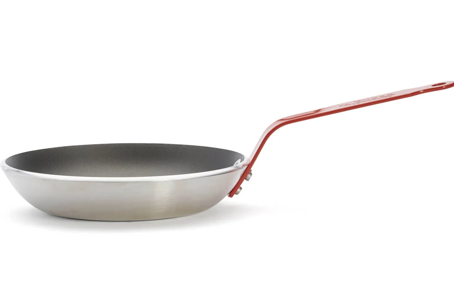 Poêle antiadhésive De Buyer Choc Resto Induction rouge en aluminium