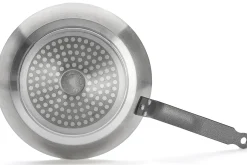 Poêle antiadhésive De Buyer Choc Resto Induction rouge en aluminium